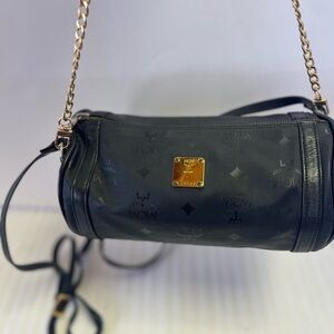 Black MCM Papillon Mini Barrel Bag MCM Crossbody bags